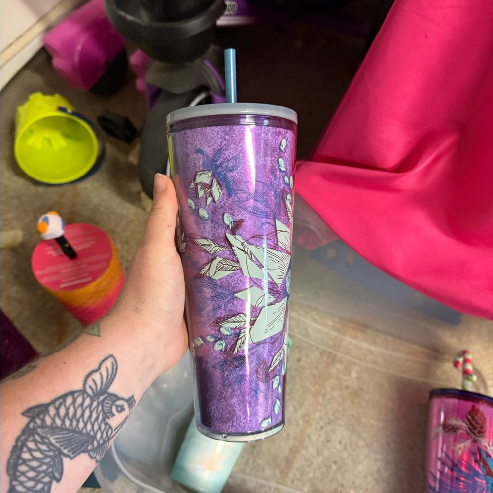 Starbucks Purple and Blue Tumbler